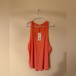 CALIA by Carrie Underwood Bright Orange Tank Top
